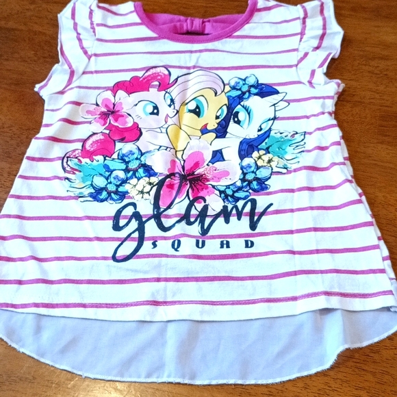My Little Pony Other - My little pony top| girl sz 6 | white/pink